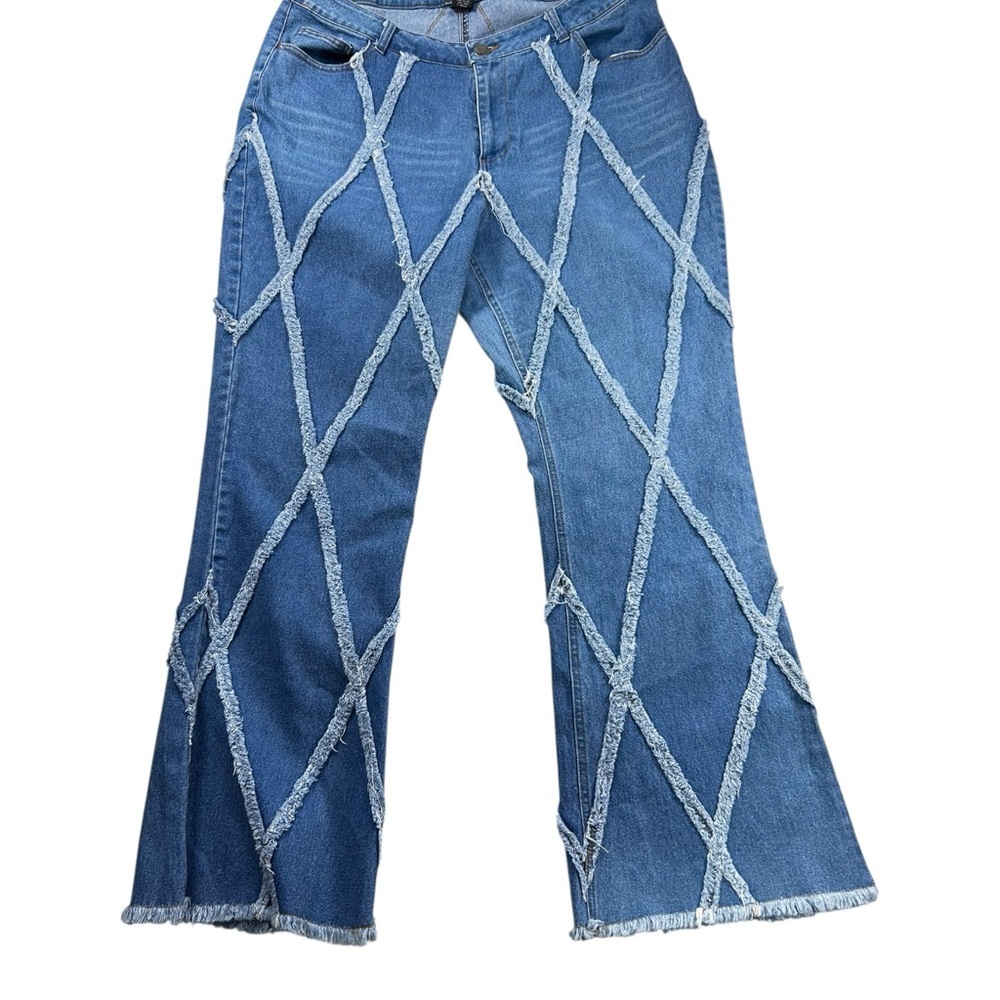 Ashley Stewart Statement Denim Jeans – Size 18 Cotton blend